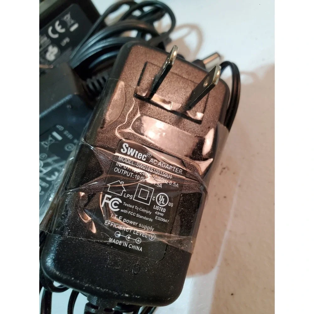 Lot Of 9 Original AC Adapter Power Supply Misc All Black